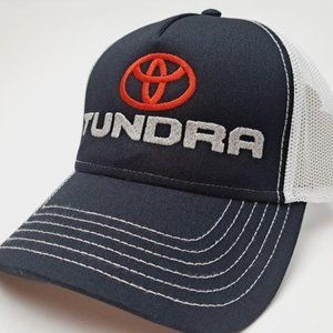 Toyota JDM Retro Vintage Tundra Embroidered Snapback Trucker Curved Bill Hat Cap